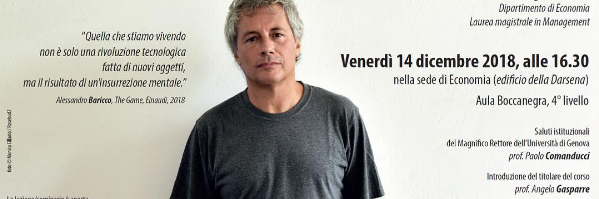 Digitalizzazione e management - Alessandro Baricco