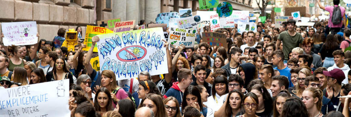 Fridays for Future in via Balbi - 27 settembre 2019