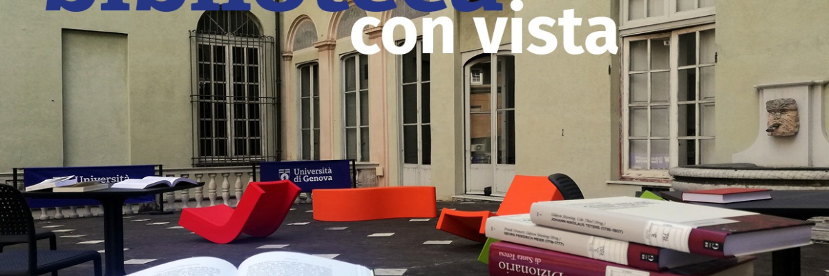 Terrazza Biblioteca Scuola scienze umanistiche